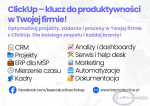 Konsultant ClickUp wdrożenie CRM i zarządzanie projektami