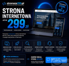 Strona internetowa za 299 zł  | Faktura