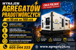 AGREGATY PRĄDOTWÓRCZE DO 700 kVA  - WYNAJEM - USŁUGI